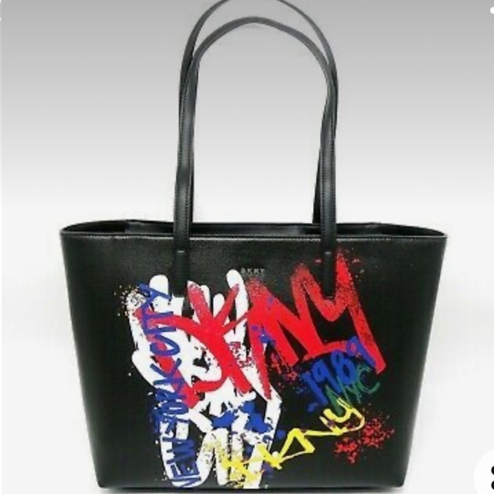 Like new | DKNY Bryant Park Large Tote Graffiti Urban Chic Handbag